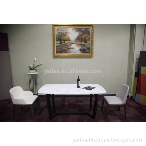 Poliform furniture concorde table and Grace chair dining room sets